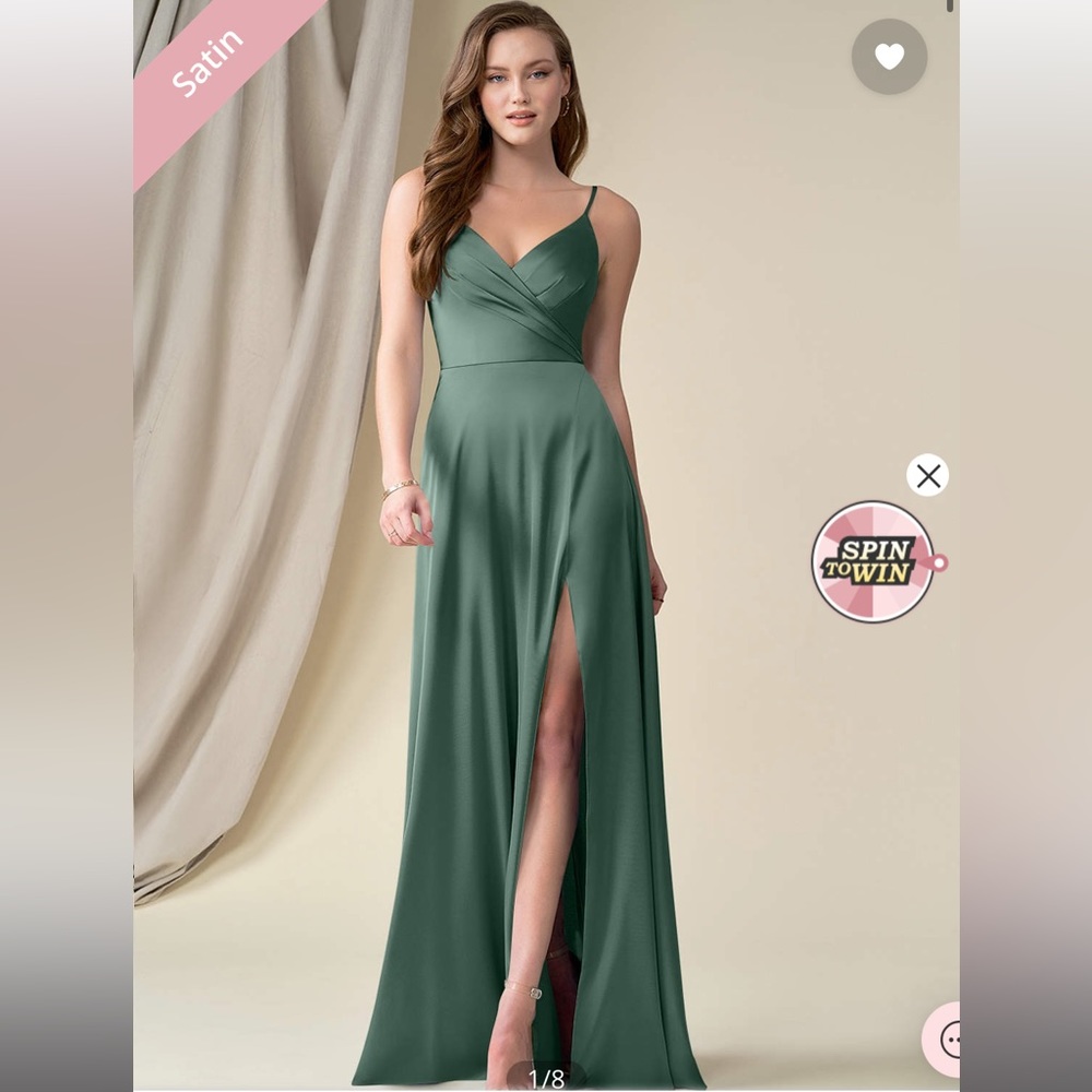 Azazie Dalilah Bridesmaids Dress in Eucalyptus